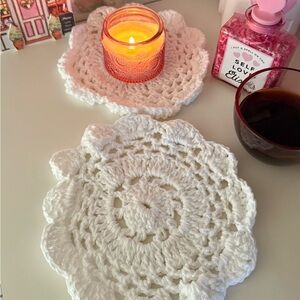"Handmade Crochet Doily Set - 2